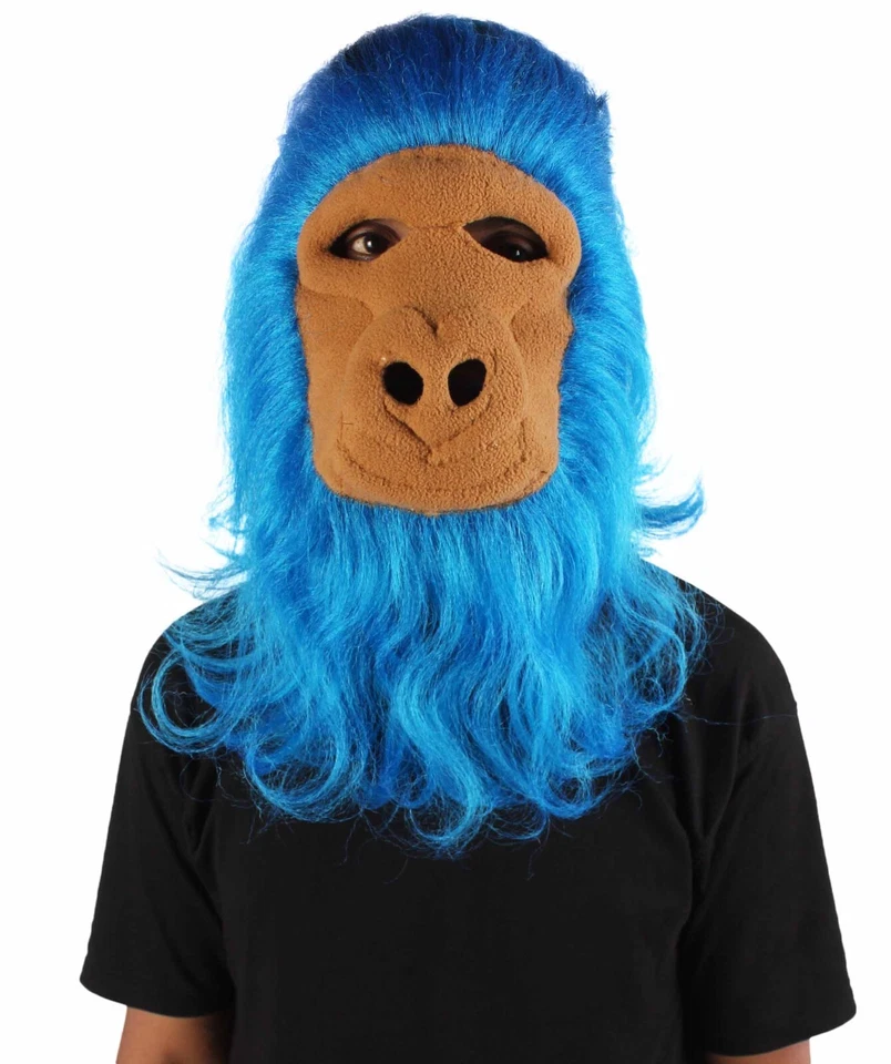 HPO Hairy Unisex Ape Mask and Bodysuit Costume Tinsel, Multiple Colors - Image 3 of 4