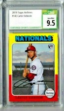 2019 Topps Archives Carter Kieboom CSG 9.5  RC