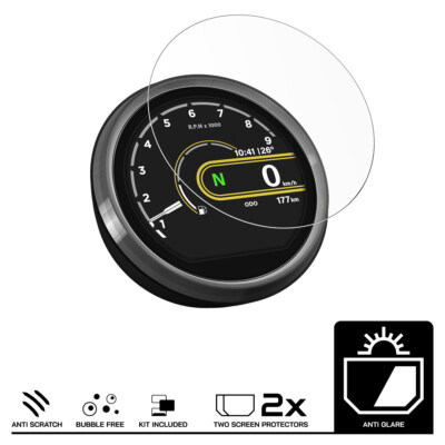 ROYAL ENFIELD GUERRILLA 450 FLASH/DASH Dashboard Screen Protector 2x Anti Glare