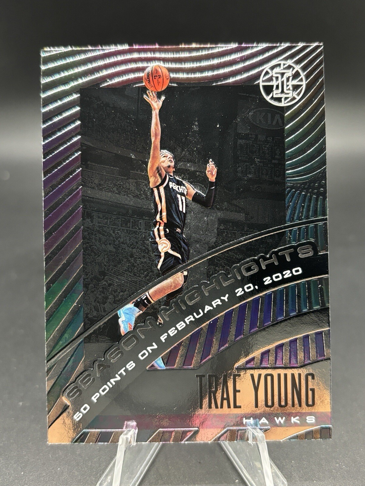 2019-20 Panini Illusions Season Highlights #11 Trae Young Atlanta Hawks