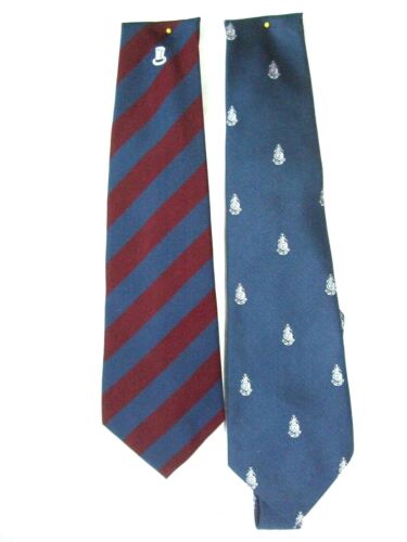 2 Vintage Herren Krawatten eine mit Weizen Ford Sheaf Logo &amp; andere Top Mütze