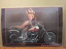 Vintage Varo-o-o-o-o-omm poster Harley Davidson 1987 silvermoon 12000
