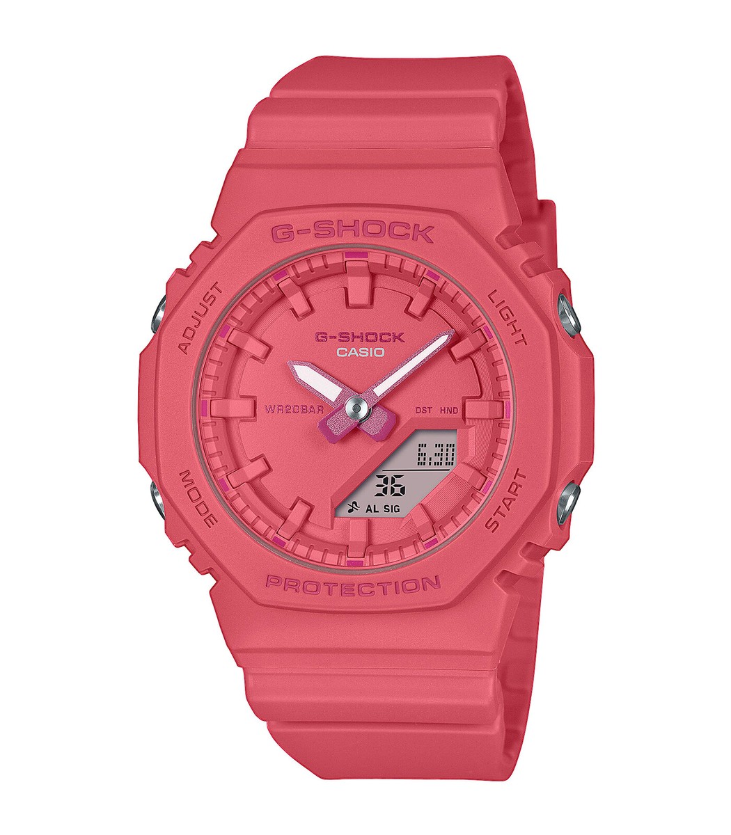 Casio Red Womens Analogue-Digital Watch G-shock GMA-P2100-4AER - Main Image