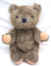 VINTAGE 1988 DAKIN JOINTED BROWN TEDDY BEAR 10" Plush STUFFED ANIMAL TOY