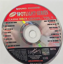 SC8574 CLASSIC ROCK     SOUND CHOICE KARAOKE CDG  LOT WA