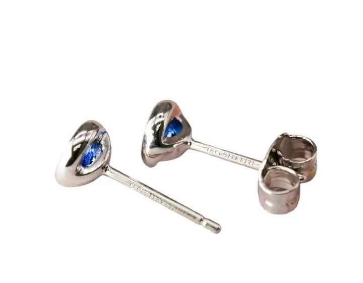 蒂芙尼 Elsa Peretti 颜色按码坦桑石耳钉 — 第 3/4 张图片