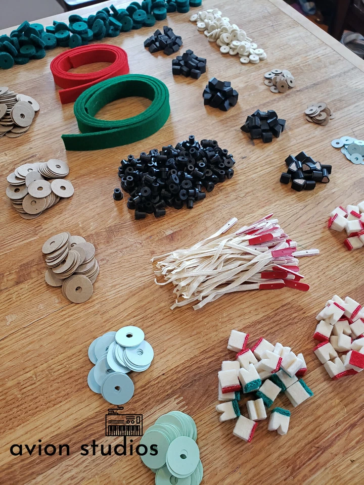 Fender Rhodes - Kit completo de piezas de restauración de acción - 73 llaves Foto 3 de 4