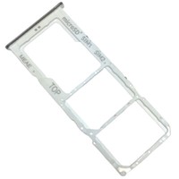 Samsung Galaxy M51 – Dual Sim Karten Halter Sd Card Tray Slot – Original – Weiss
