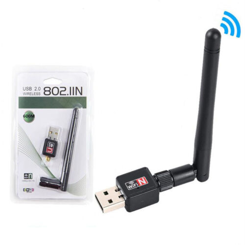 600Mbps 802.11ac USB Dongle Wi-Fi Dual Band 2.4/5GHz Adapter PC Laptop - Picture 1 of 6