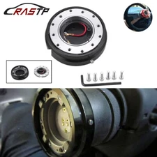 Universal Car Steering Wheel Quick Release Hub Racing Adapter Snap Off Boss Kit