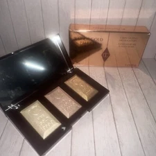Charlotte Tilbury Bar Of Gold Highlighter Trio Palette Limited Edition BNIB