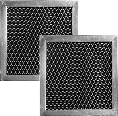 Compatible Whirlpool 8206230A Microwave Charcoal Carbon Smoke Filters (2-Pack)