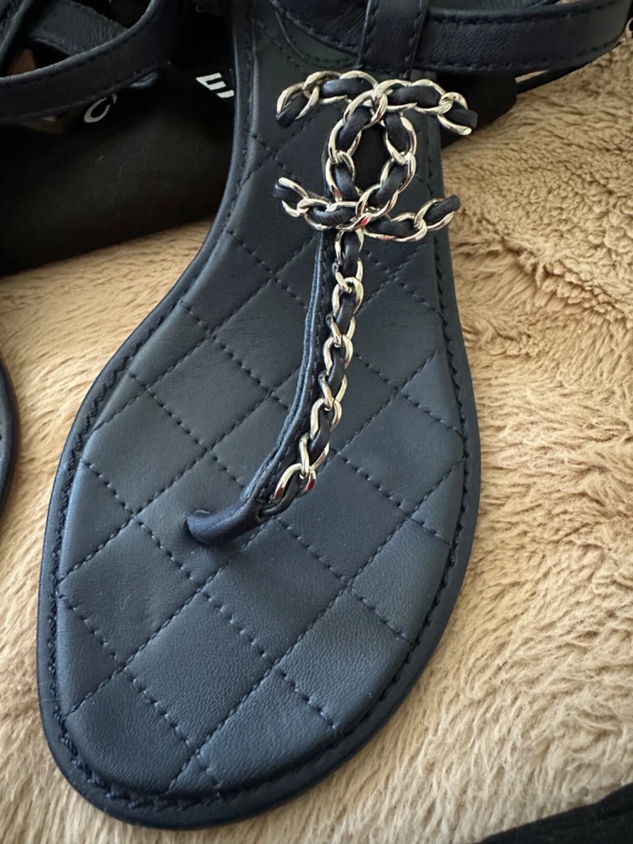 Chanel thong sandals best sale 2018