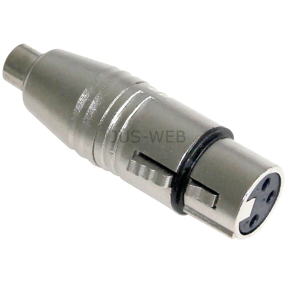 WENTRONIC Adaptador de audio 3 pol. Conector XLR, embrague a casquillo RCA, embrague RCA