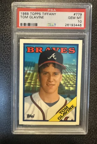 1988 Topps Tiffany Tom Glavine #779 Rookie RC PSA 10