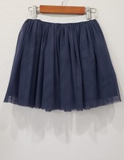 OshKosh Girl's Navy Tulle Lined Skirt, Size 8