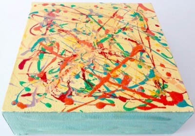 Painting ABSTRACT . ''FLUMMOXED'' Original PAINTING Signed (Last One) 2000