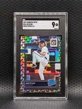 2022 Donruss Optic Joe Ryan RC EAGLE PRIZM True 1/1 SGC 9 MINT Pack Pulled