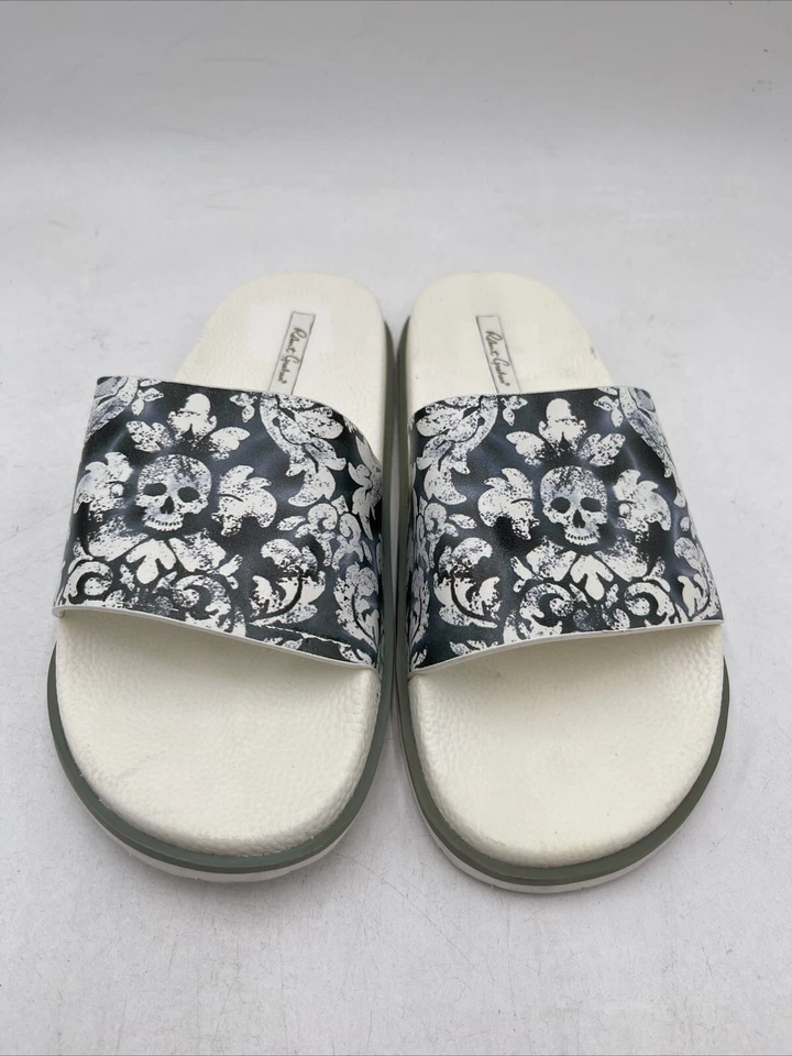 Robert Graham Daintree Diapositivas de Cuero Estampado de Pergamino Azul Talla 9 Foto 3 de 4