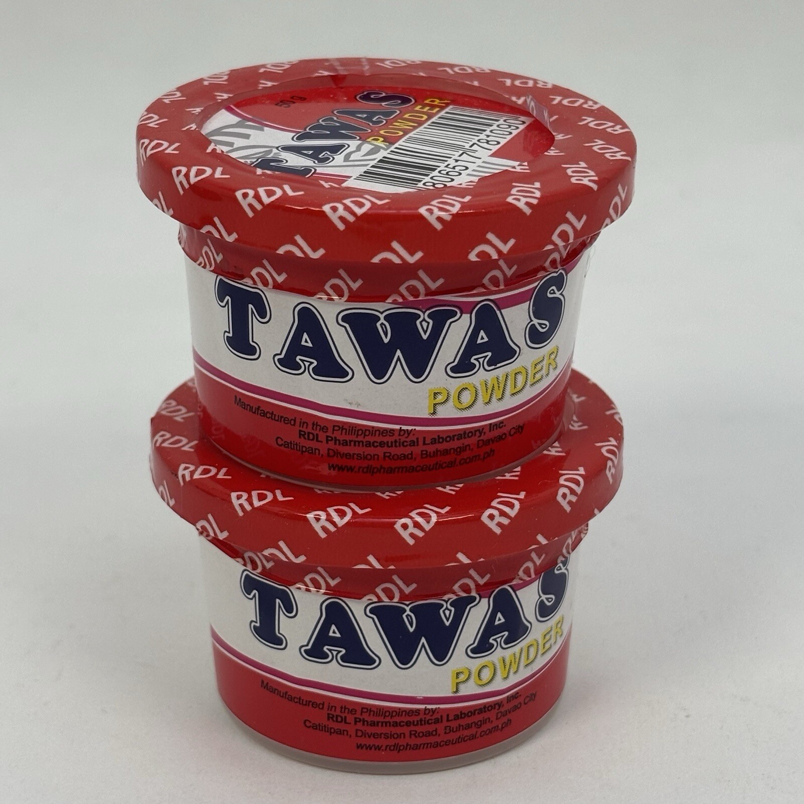 2x Snow White Tawas Powder Anti-perspirant Underarm Body Foot Deodorant 50g