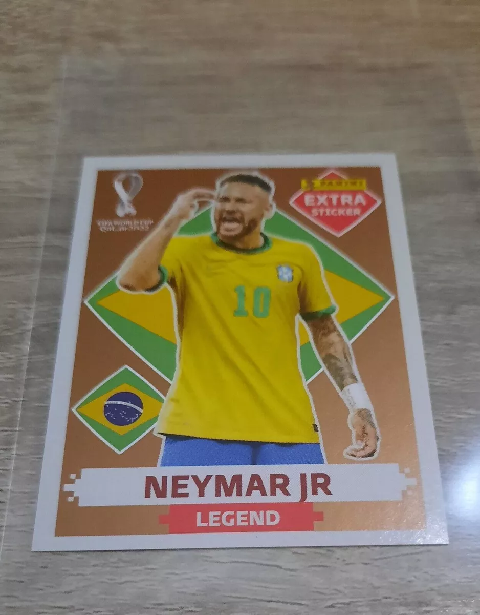 Panini Qatar World Cup Extra Sticker 2022 Legend Neymar Junior - BRONZE