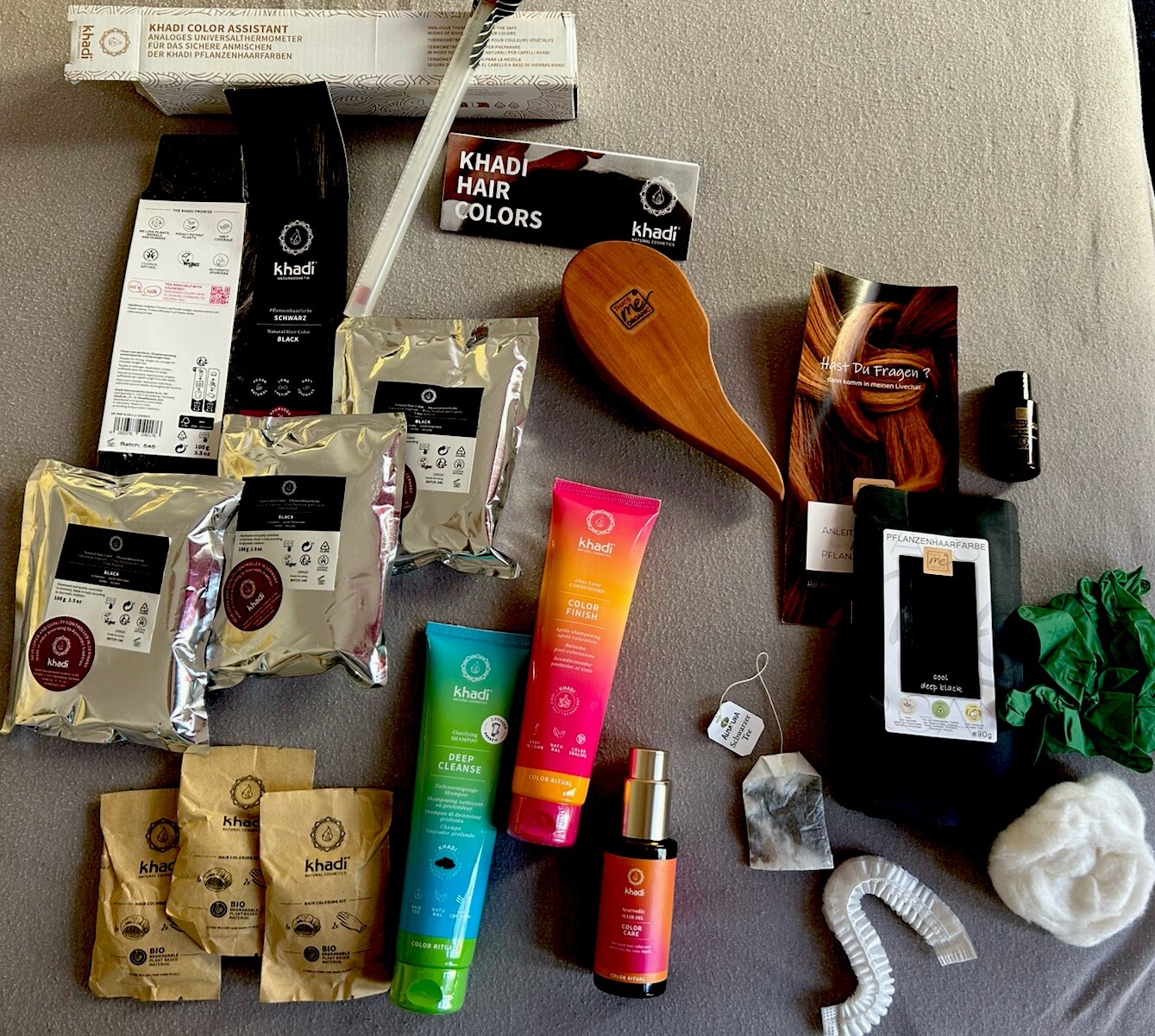 Pflanzenhaarfarbe Set Khadi Und Thats me organic