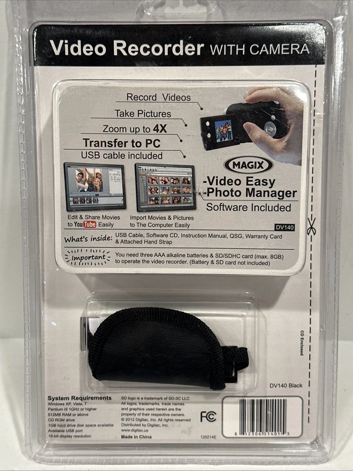 Jazz DVX40 Vintage Camcorder SEALED Color LCD Screen Mini Camera YouTube MySpace - Image 2 of 4