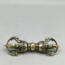4.3" Tibet Buddhism Temple Tibetan Exorcism Amulet Vajra Dorje Phurpa Statue