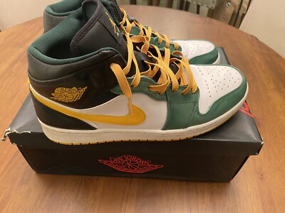 Size 12 - Air Jordan 1 Mid Sonics for sale online | eBay