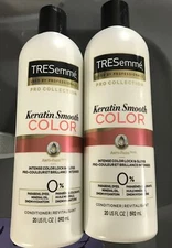 TRESemme Pro Collection Keratin Smooth Color Anti Fade Conditioner 20oz lot of 2