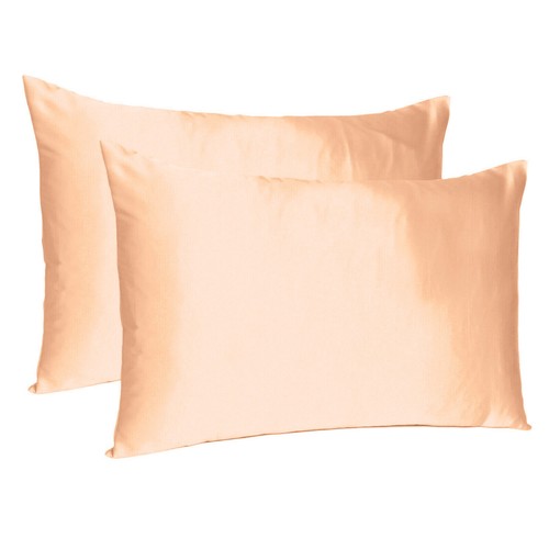 2 Pcs Premium Satin Bed Pillow Case Covers Soft Pillowcases Standard Queen King - Picture 145 of 273