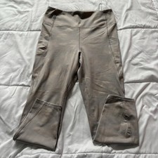 Womens Gray Camo Leggings Athleisure Activewear Yoga Workout Gym Pockets