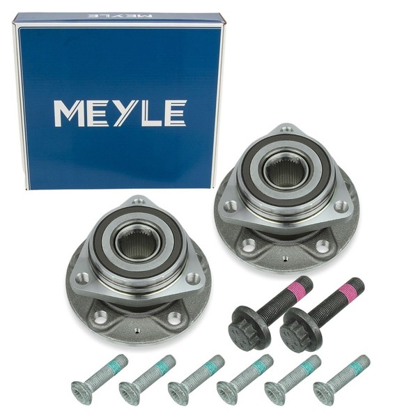 2X Meyle Radnabe FüR VW Golf 7 8 Passat B8 Tiguan Touran A3 8V 8Y Q2 Q3 F3 Vorne-image