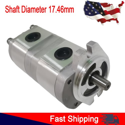 #ad New HGP 33A F6 6R For Hydraulic Pressure Gear Pump Shaft Diameter 17.46mm $185.91