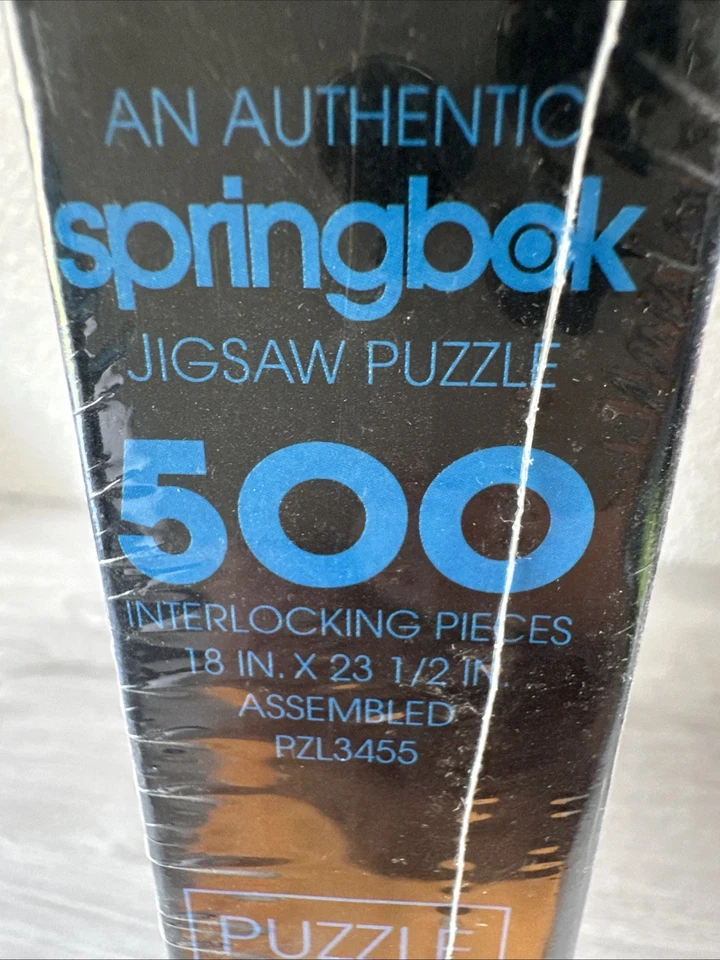 Vtg 1994 Springbok Mustang Reflections Jigsaw Puzzle 500 & Trading Cards Sealed - Image 4 of 4