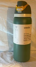 Owala Hearth & Hand ROLLING HILLS 32oz Stainless Steel GREEN Water Bottle NEW!