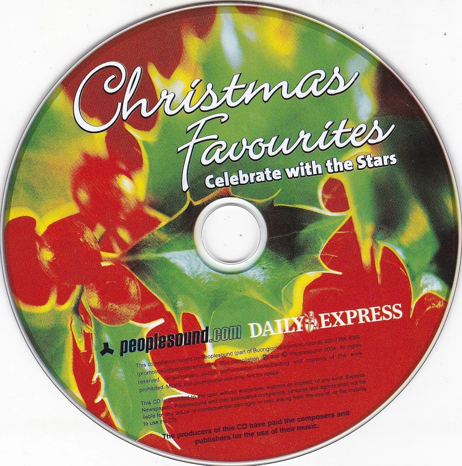 CHRISTMAS FAVOURITES Celebrate With The Stars ( DAILY EXPRESS Newspaper CD ) - Bild 3 von 3