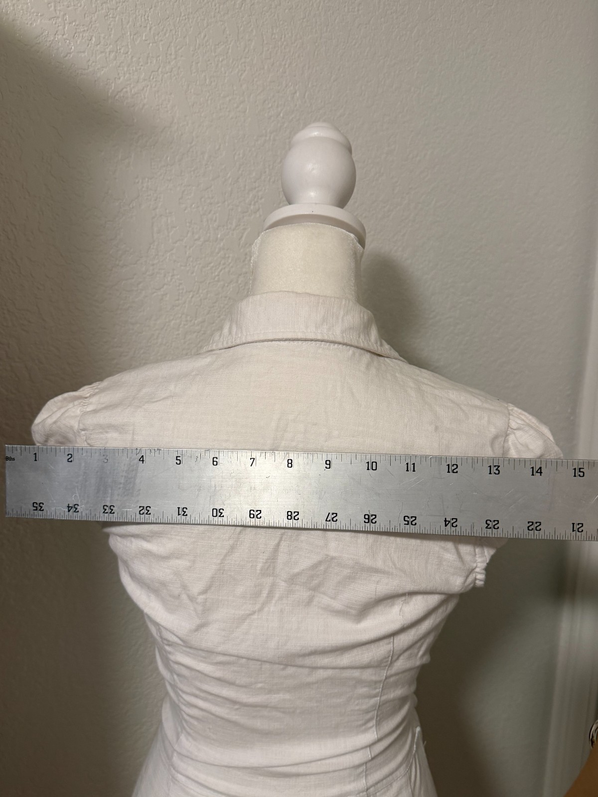 Zara Basic Cotton Short Sleeve Collared Wrap Dres… - image 16