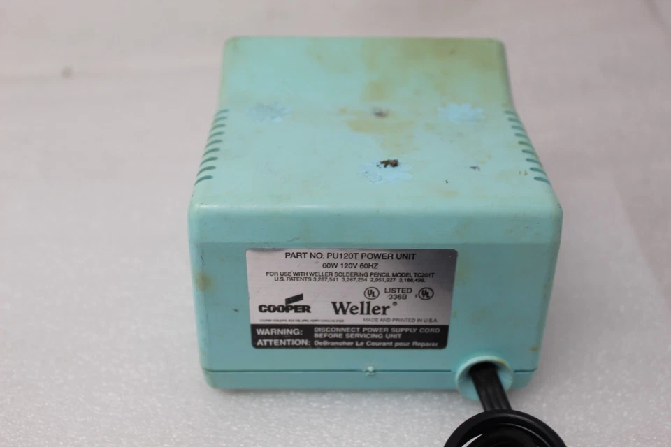 Weller PU120T Soldering Station Power Unit Voltage: 120VAC, 60W, 60Hz - Image 4 of 4