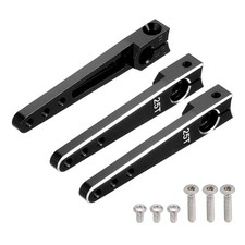 Aluminum Alloy 1.75 Inch 25T Steering Servo Arm Horn Black for Car Pack of 3