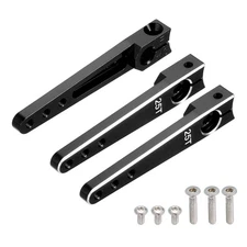 Aluminum Alloy 1.75 Inch 25T Steering Servo Arm Horn Black for Car Pack of 3