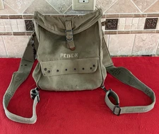 WW2 ID'd US Original Medic Medical Pouch Bag Corpsman Fisrt Aid Kit Pouch