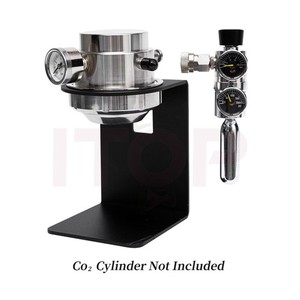 Pneumatic Coffee Machine with Pressure Gauge and Regulator Home Camping Espresso