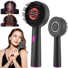 Electric Scalp Massage Comb Hair Growth Red Light Therapy Brush Head Massager US