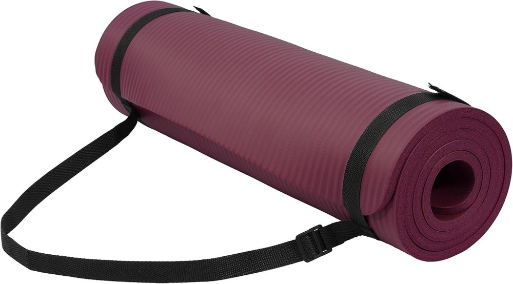 6mm Extra Thick Non-Slip Yoga Mat for Comfort & Stability