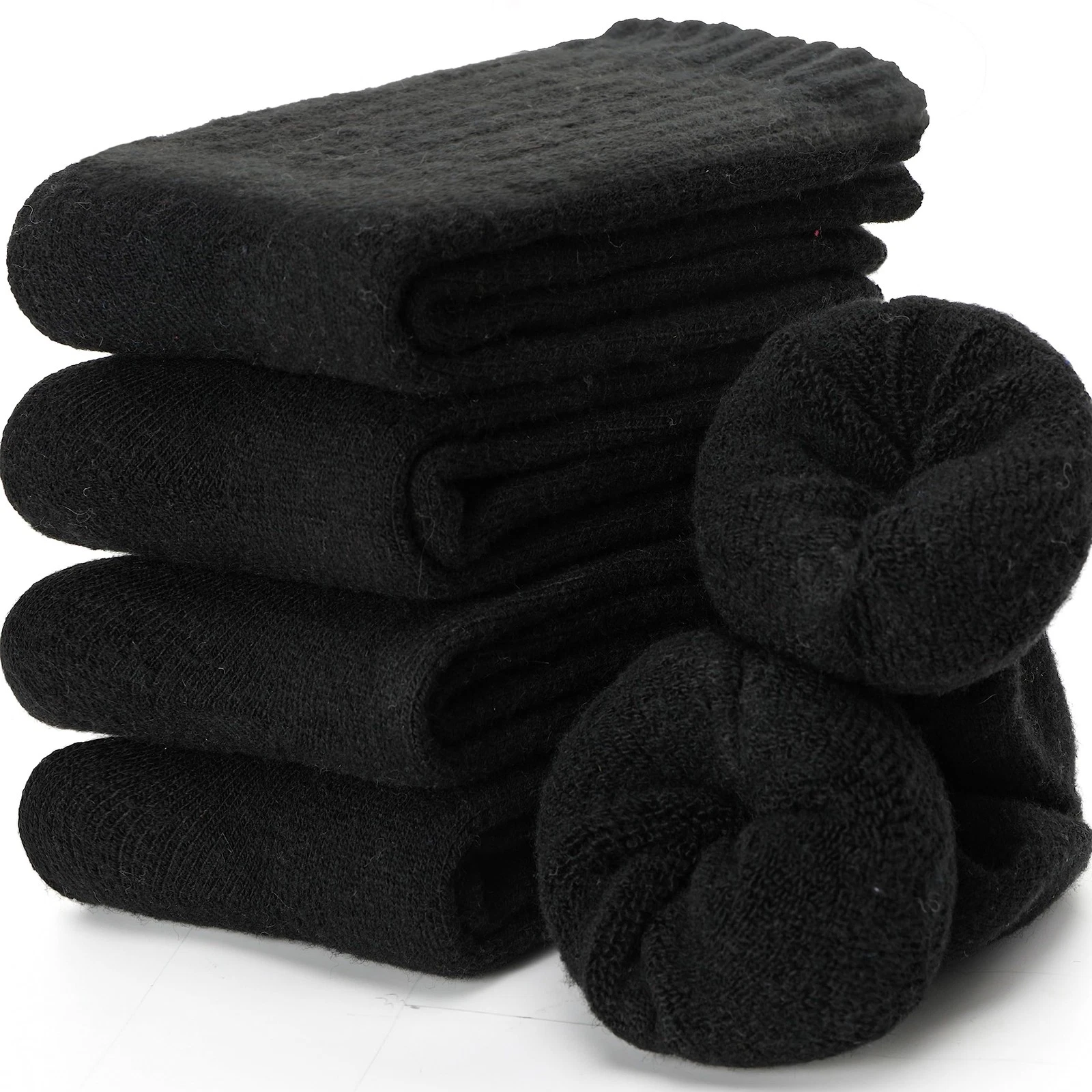 Men's Merino Wool Socks Super Thick Thermal Hiking Winter Warm Boot Cozy