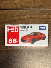 Tomica No. 86 Toyota GR 86 Box 1/60 Scale Miniature Car Unopened