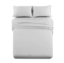 Rv King 72 X 80 4 Piece Bed Sheet Set for Campers, Luxury Soft Microfiber fit...