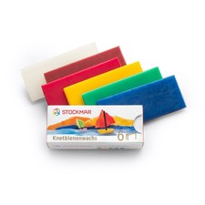 Stockmar Knetbienenwachs 6 Farben 100x40 mm sortiert Modellierwachs Kinder