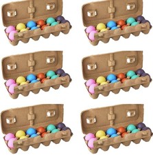 Façon de célébrer 6 douzaines 72 œufs remplis de confettis Cascarones pour Pâques